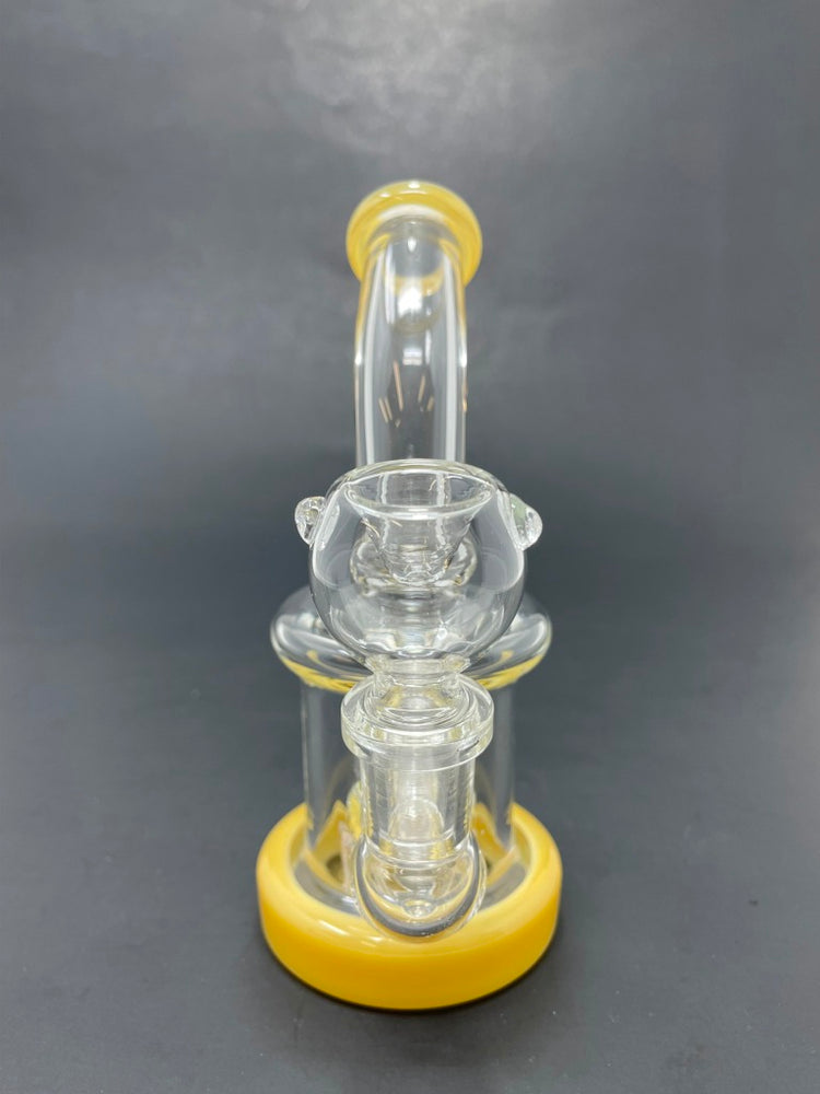 5.5" Yellow Mini Single Percolator Shower Bend