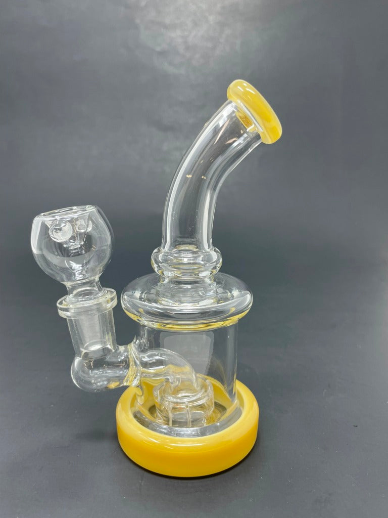5.5" Yellow Mini Single Percolator Shower Bend