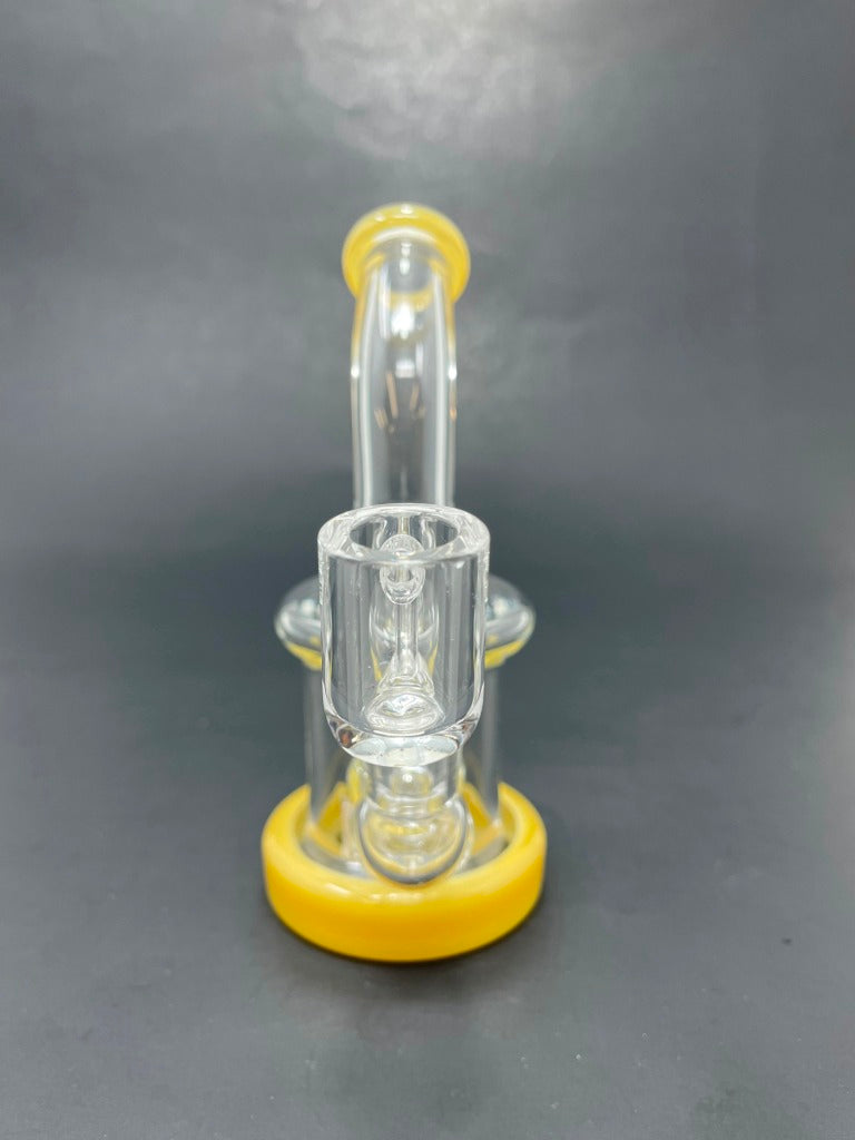 5.5" Mini Yellow Shower Bend Dab Rig
