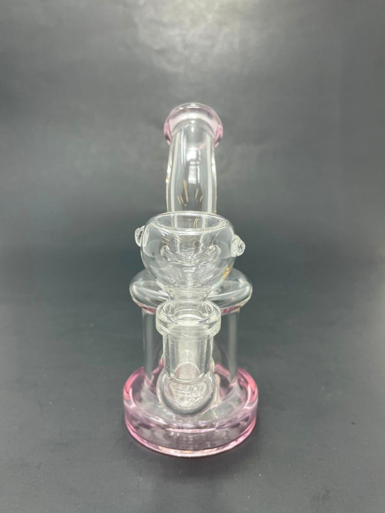 5.5" Pink Mini Single Percolator Shower Bend