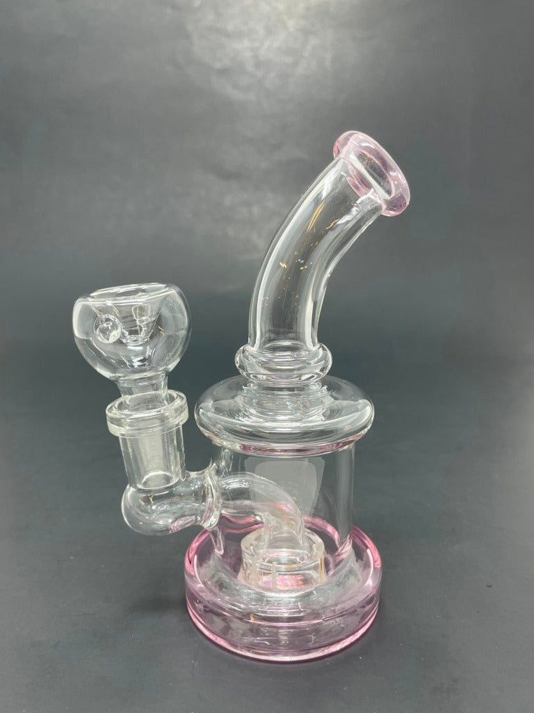 5.5" Pink Mini Single Percolator Shower Bend