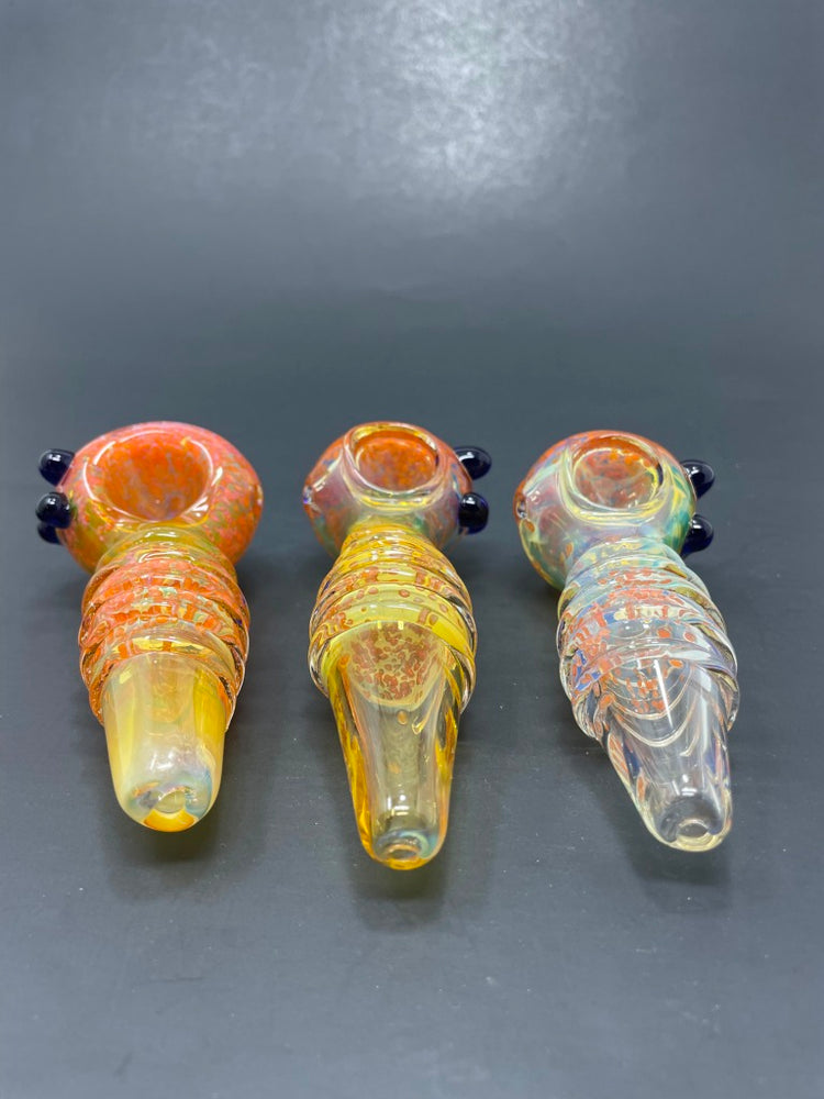 5" Orange Splatter Hand Pipe