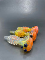 5" Orange Splatter Hand Pipe