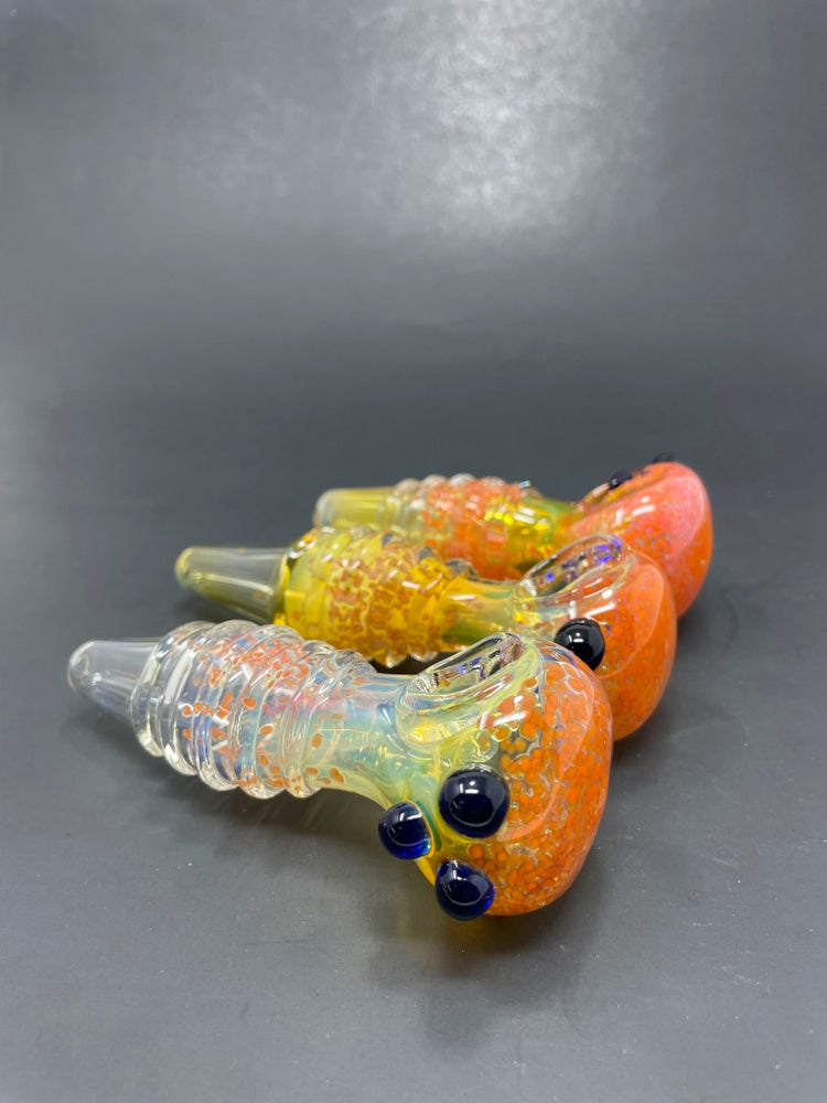 5" Orange Splatter Hand Pipe