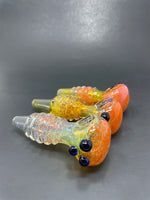 5" Orange Splatter Hand Pipe