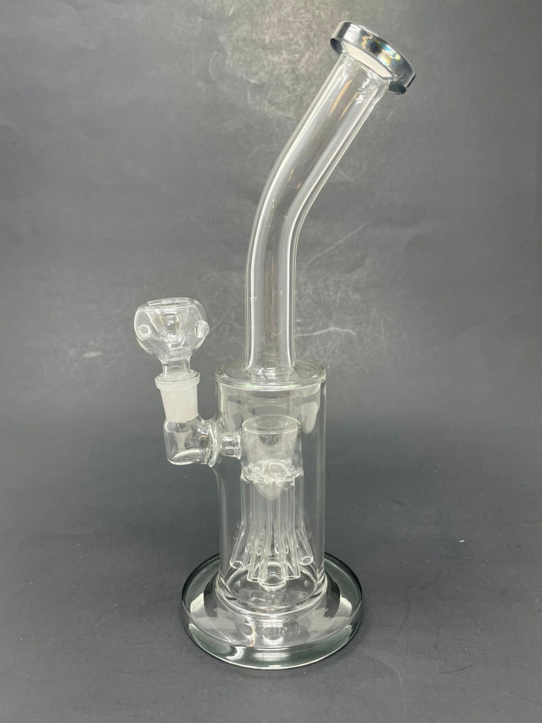 10" Grey Jellyfish Percolator Bong