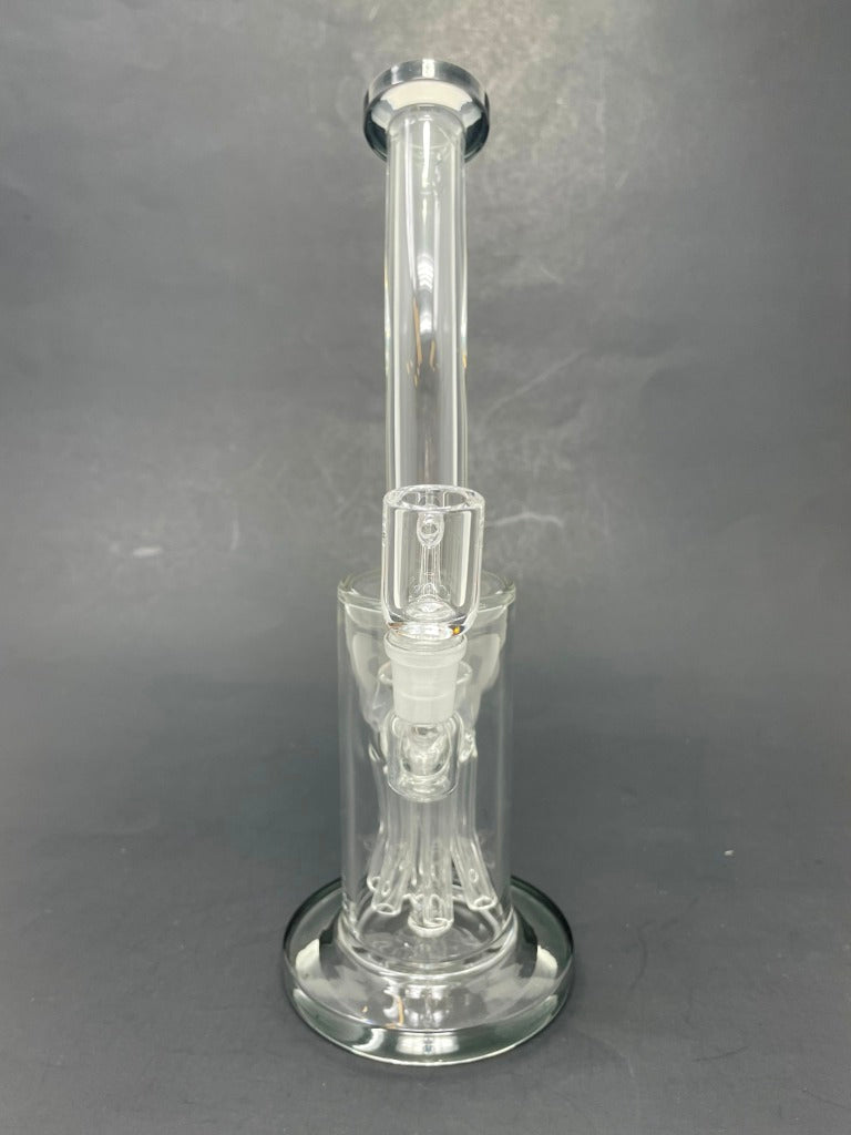 10" Grey Jellyfish Bong Dab Rig