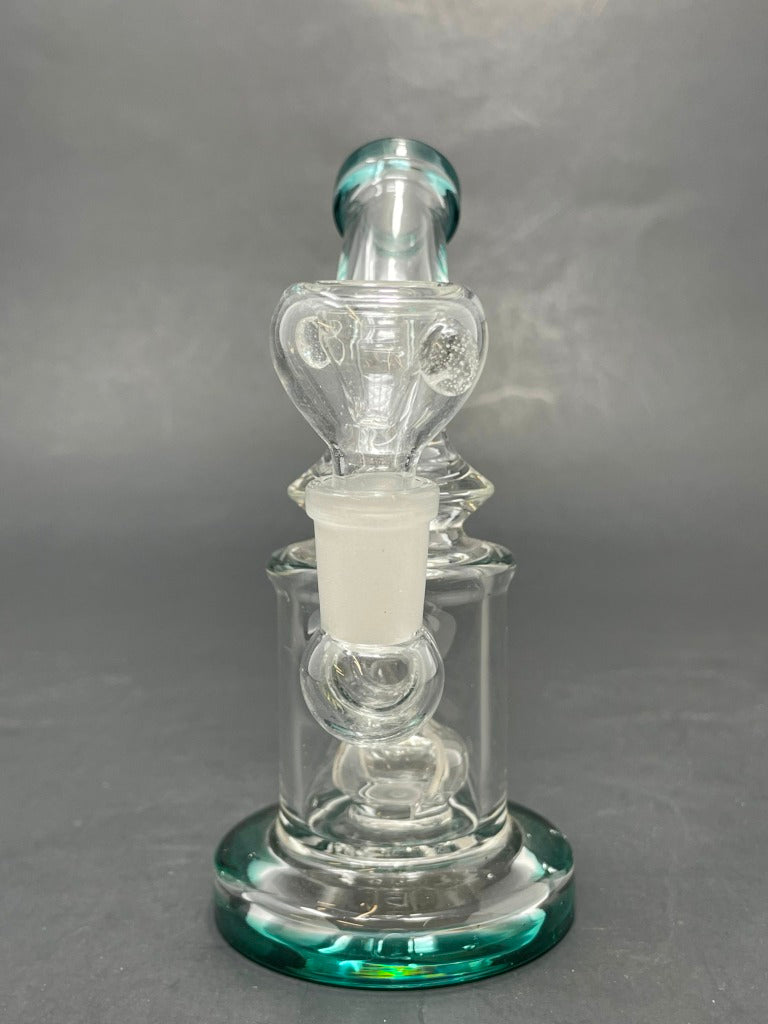 5.5" Aqua Mini Shower Bend Bong