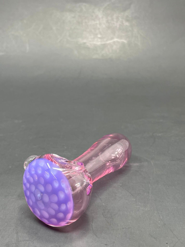 5" Purple & Pink Dotted Hand Pipe