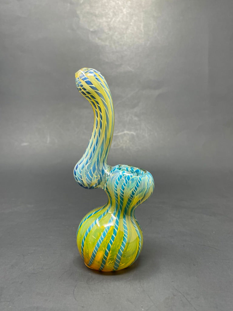 5" Fumed Blue Sherlock Bubbler