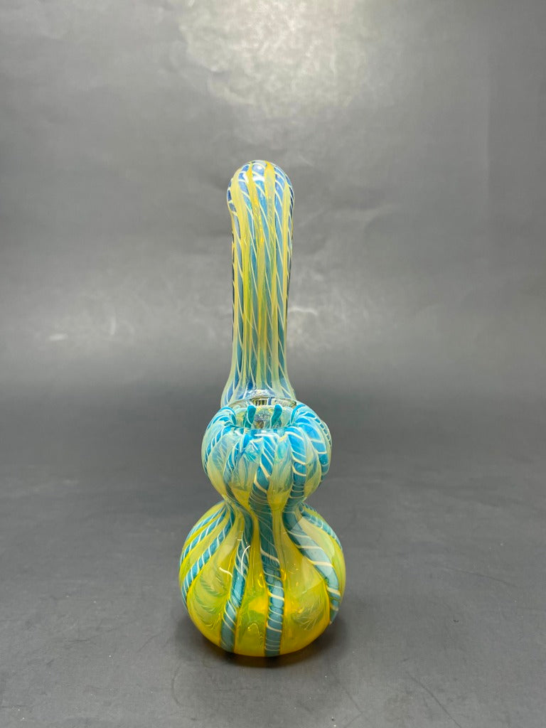 5" Fumed Blue Sherlock Bubbler