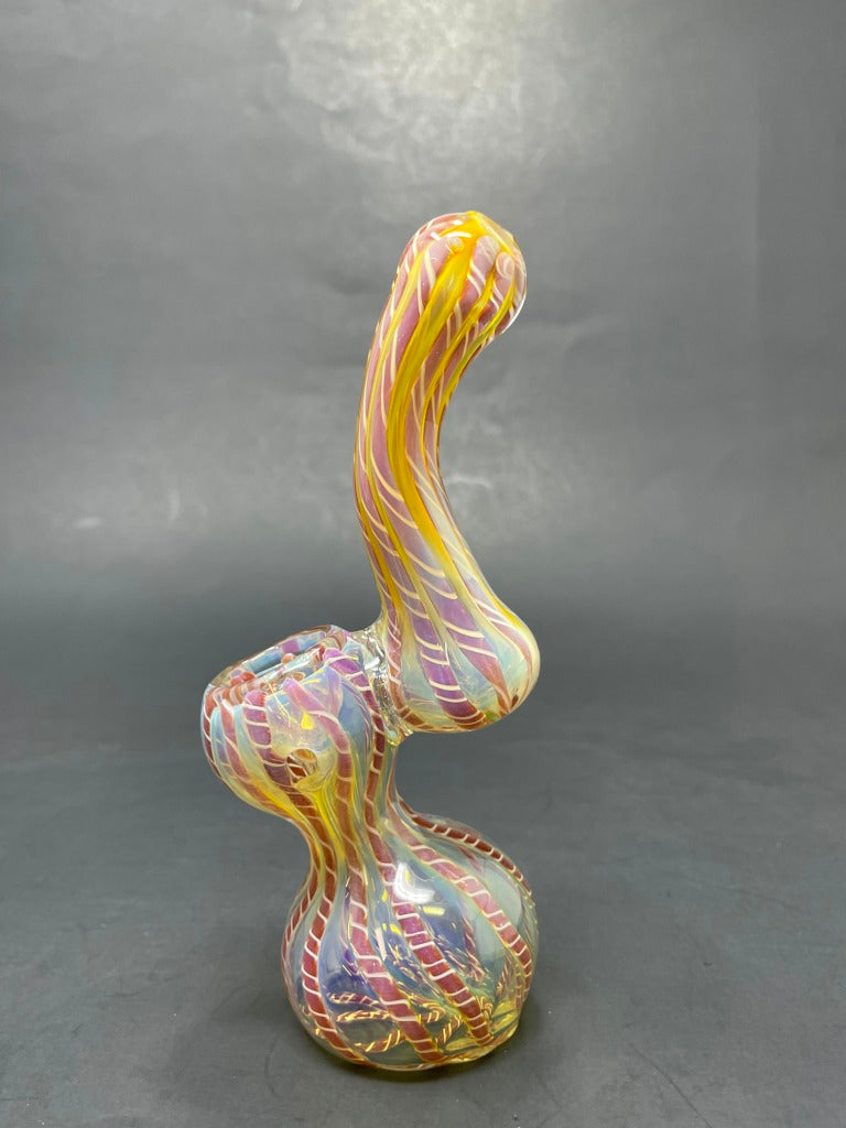 5" Fumed Red Sherlock Bubbler