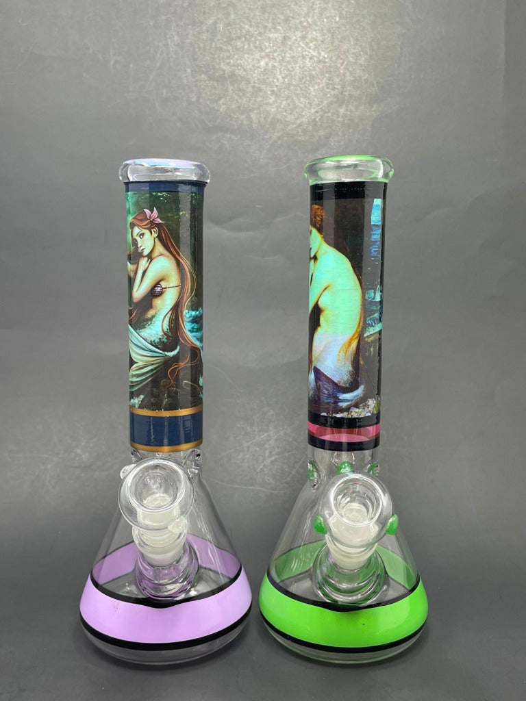 10" Assorted Mystery Beaker Bong w/ Ice Catcher