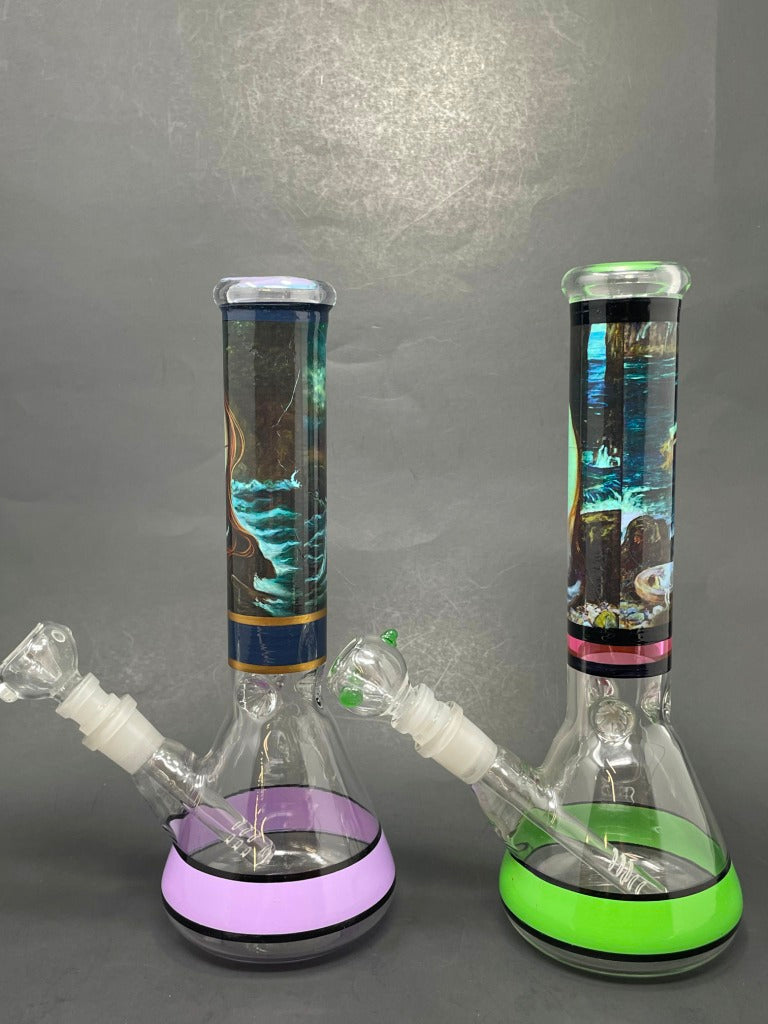 10" Assorted Mystery Beaker Bong w/ Ice Catcher