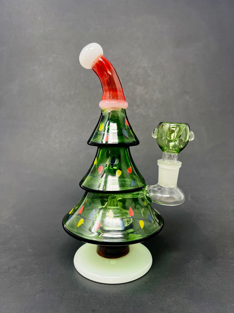 8" Stoned Genie Mini Christmas Tree Bong