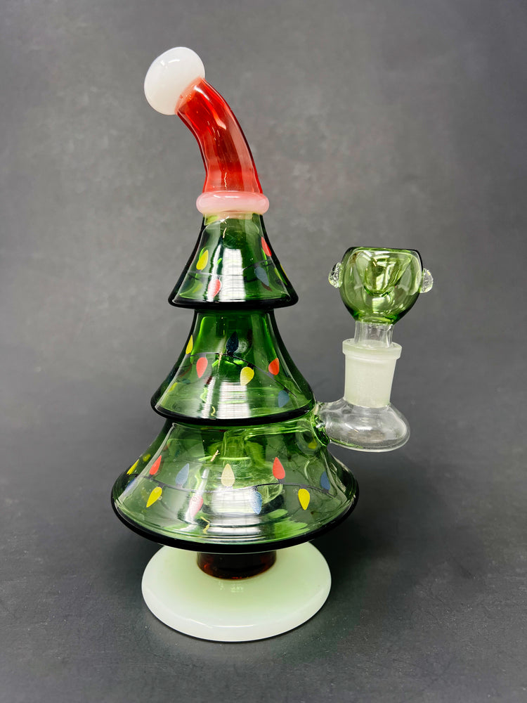 8" Stoned Genie Mini Christmas Tree Bong