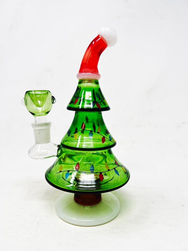 8" Stoned Genie Mini Christmas Tree Bong