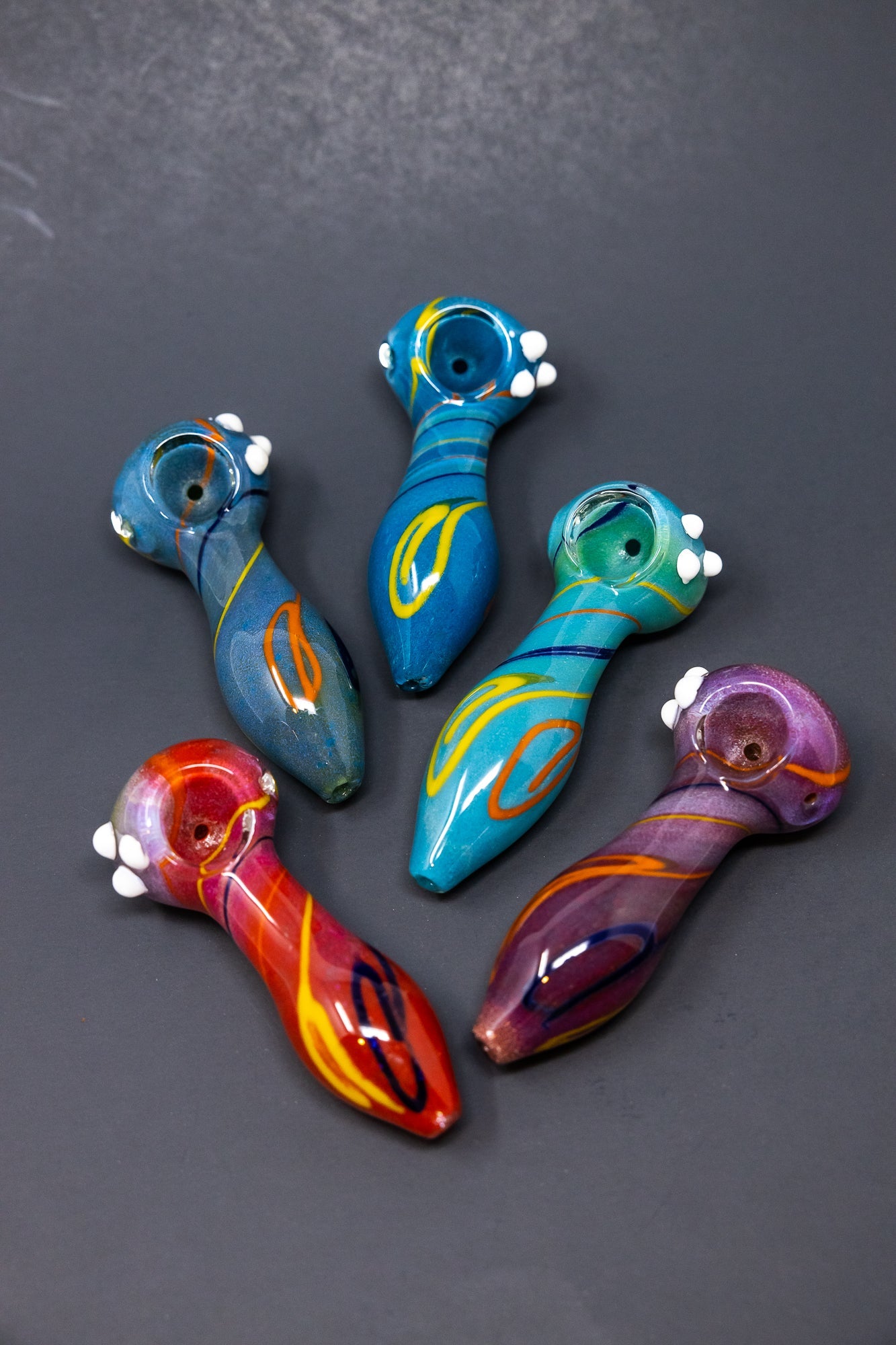 4” Space Dust Galaxy Glass Hand Pipe – 20 Piece Wholesale Bundle StonedGenie.com