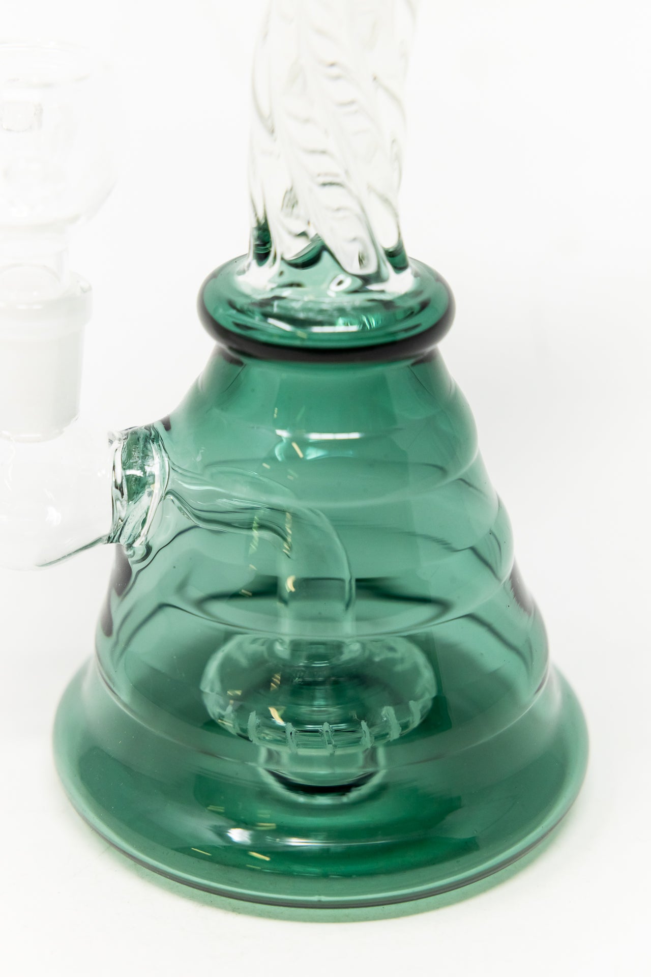 7" Aqua Twisted Bong
