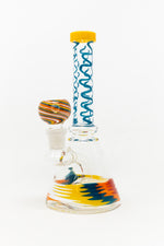 7" Assorted Swirl Bong W/ Premium Bowl