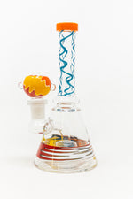 7" Assorted Swirl Bong W/ Premium Bowl