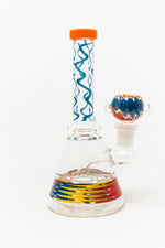 7" Assorted Swirl Bong W/ Premium Bowl