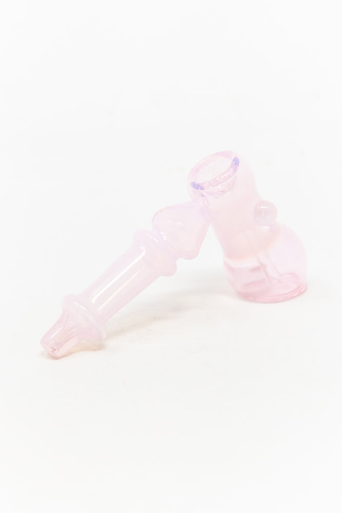 6" Pink Hammer Bubbler