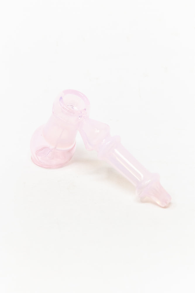 6" Pink Hammer Bubbler
