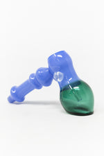 6" Blue/Green Hammer Bubbler
