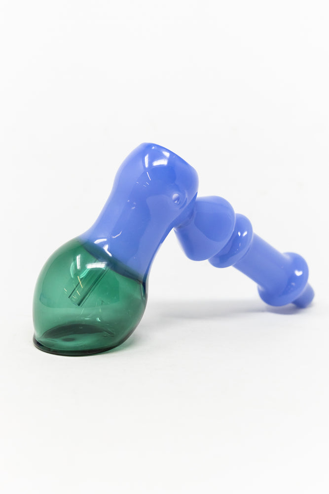 6" Blue/Green Hammer Bubbler