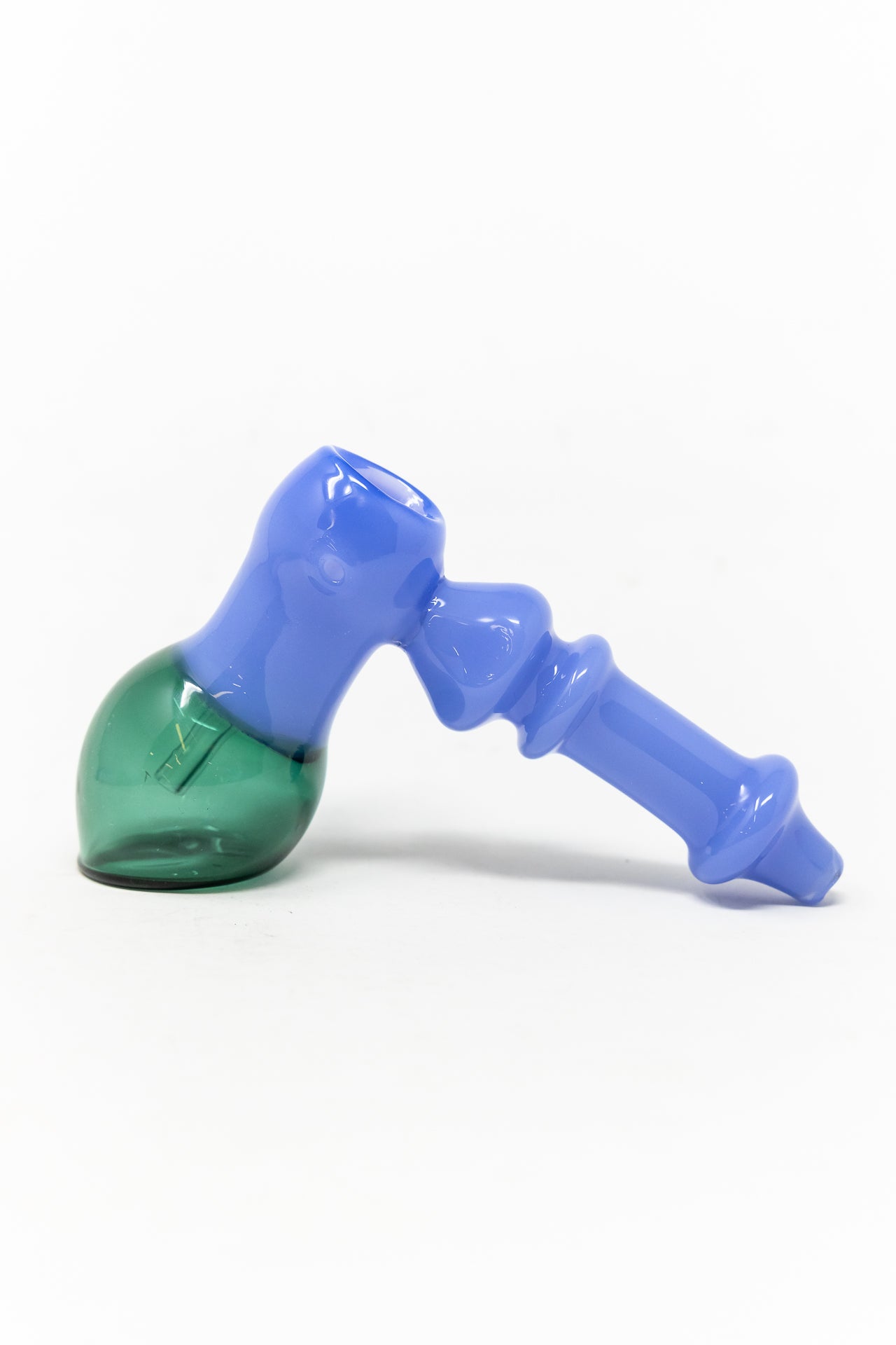 6" Blue/Green Hammer Bubbler