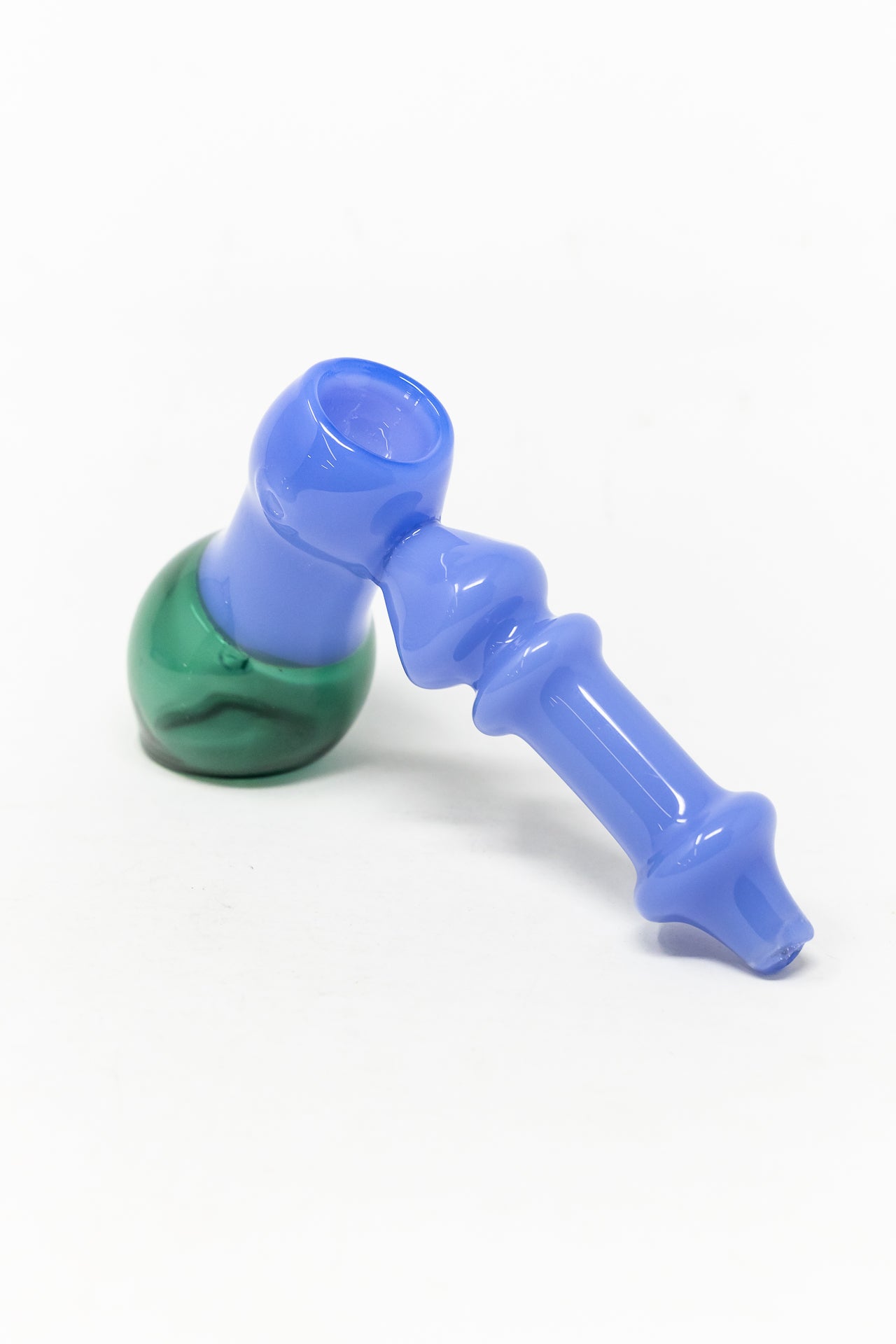 6" Blue/Green Hammer Bubbler