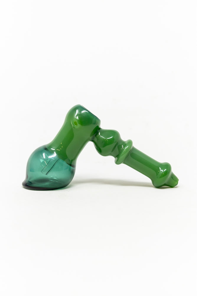 6" Green Hammer Bubbler