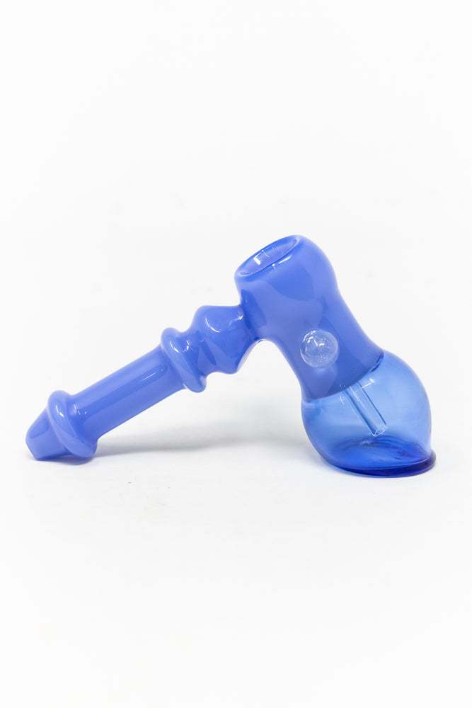 6" Blue Hammer Bubbler