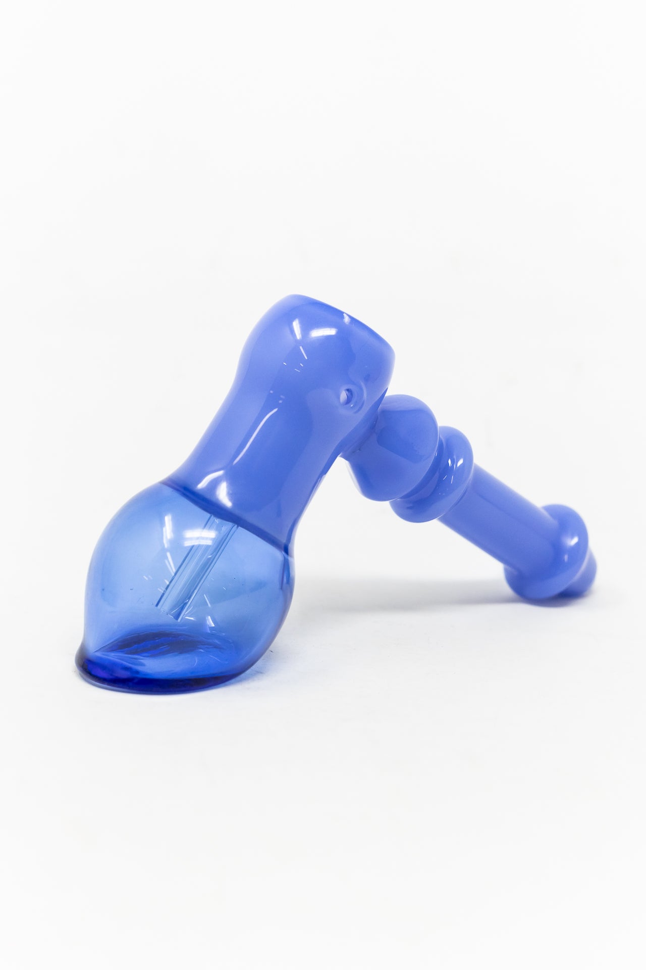 6" Blue Hammer Bubbler