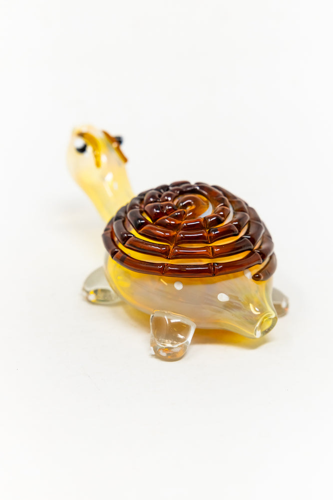 5.5" Big Turtle Hand Pipe (Amber)