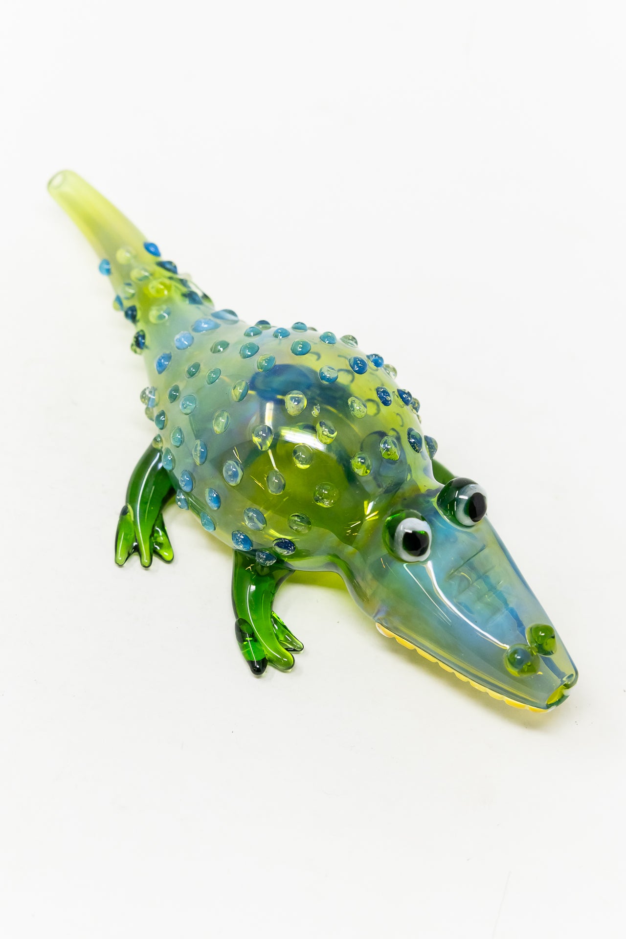 7.5" Alligator Hand Pipe(Green)