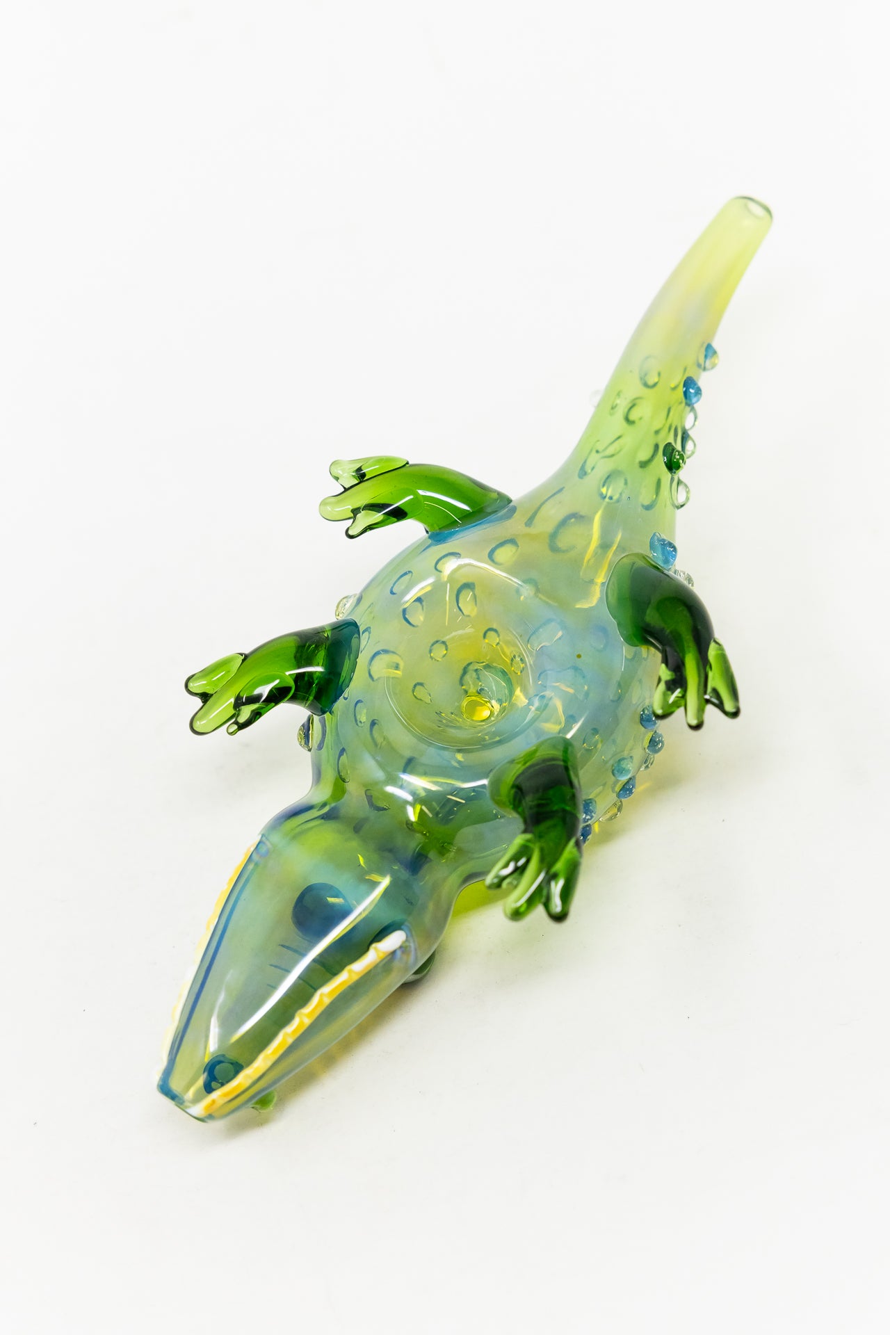 7.5" Alligator Hand Pipe(Green)