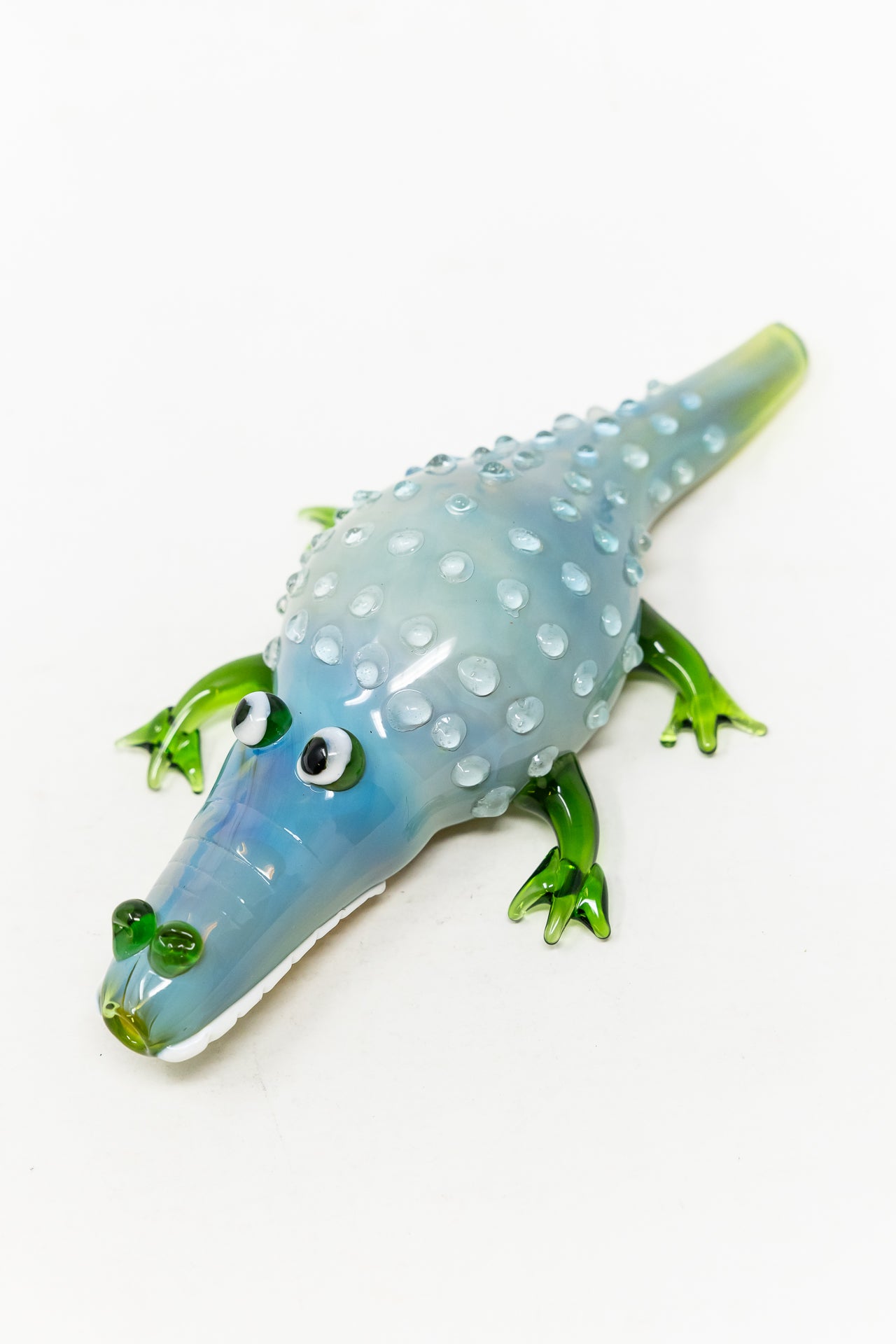 7.5" Alligator Hand Pipe(Green)