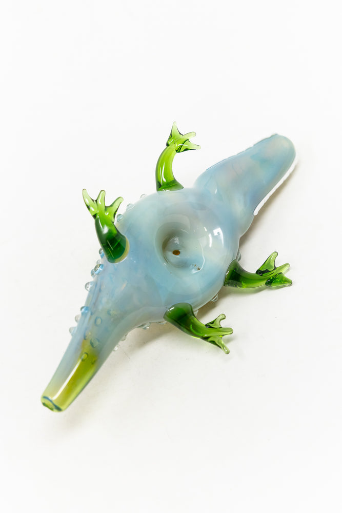 7.5" Alligator Hand Pipe(Green)