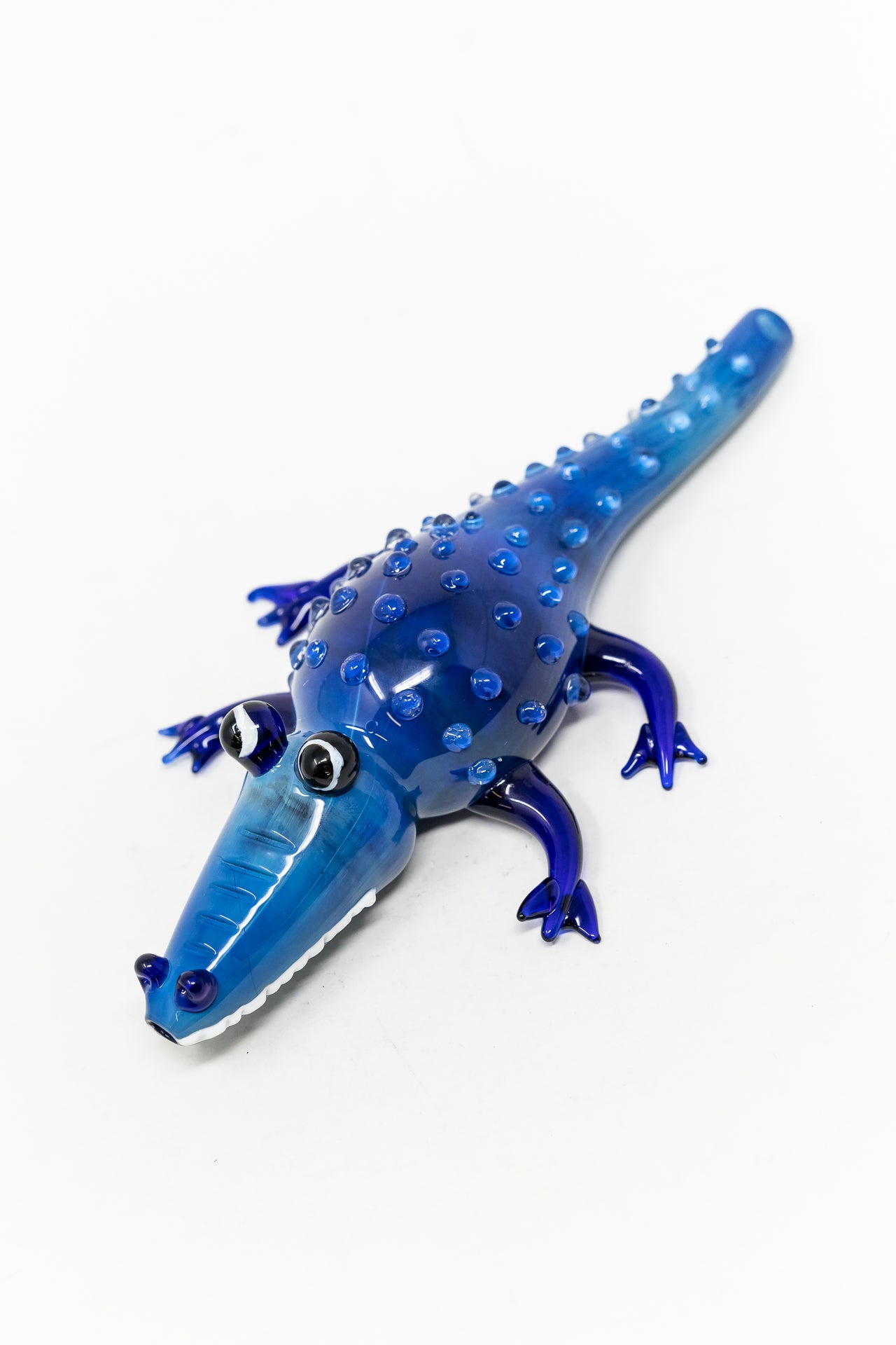 7.5" Alligator Hand Pipe(Blue)
