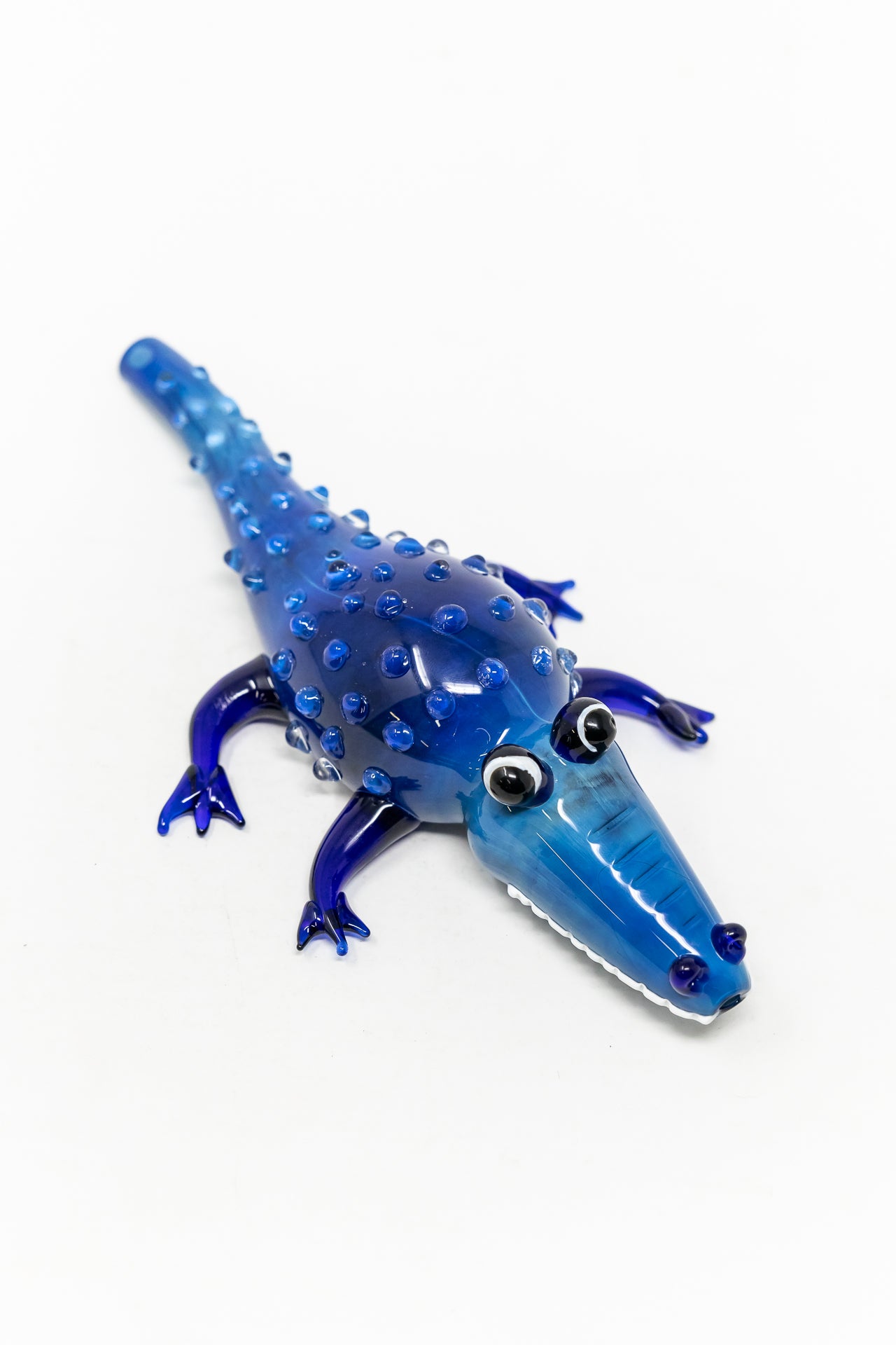 7.5" Alligator Hand Pipe(Blue)