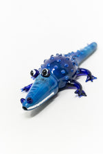 7.5" Alligator Hand Pipe(Blue)