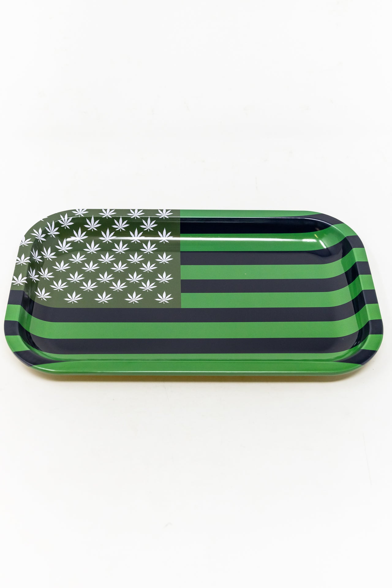 Green Flag Rolling Tray - Big