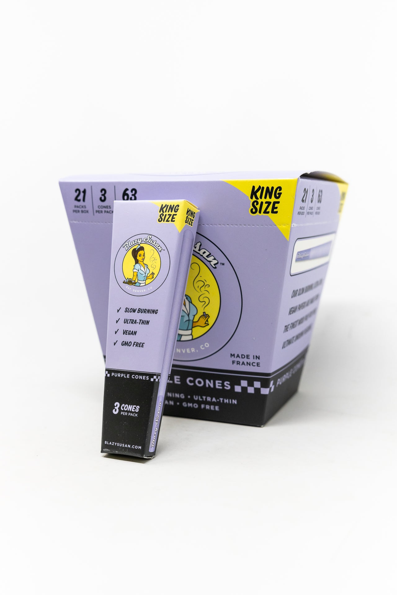 Blazy Susan Purple Cones (King Size)