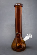 12" Amber Beaker Bong w/ Ice Catcher