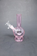 5" Pink Smiley Face Bong