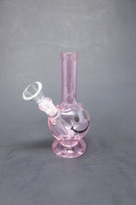 5" Pink Smiley Face Bong