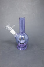 5" Purple Smiley Face Bong