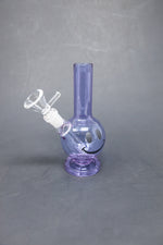 5" Purple Smiley Face Bong